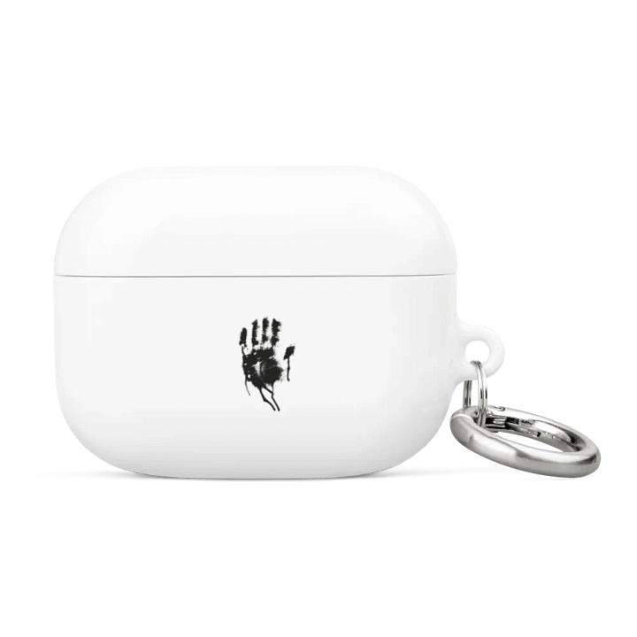 Waargebeurd Logo Airpods Case Glad (White) product image (1)