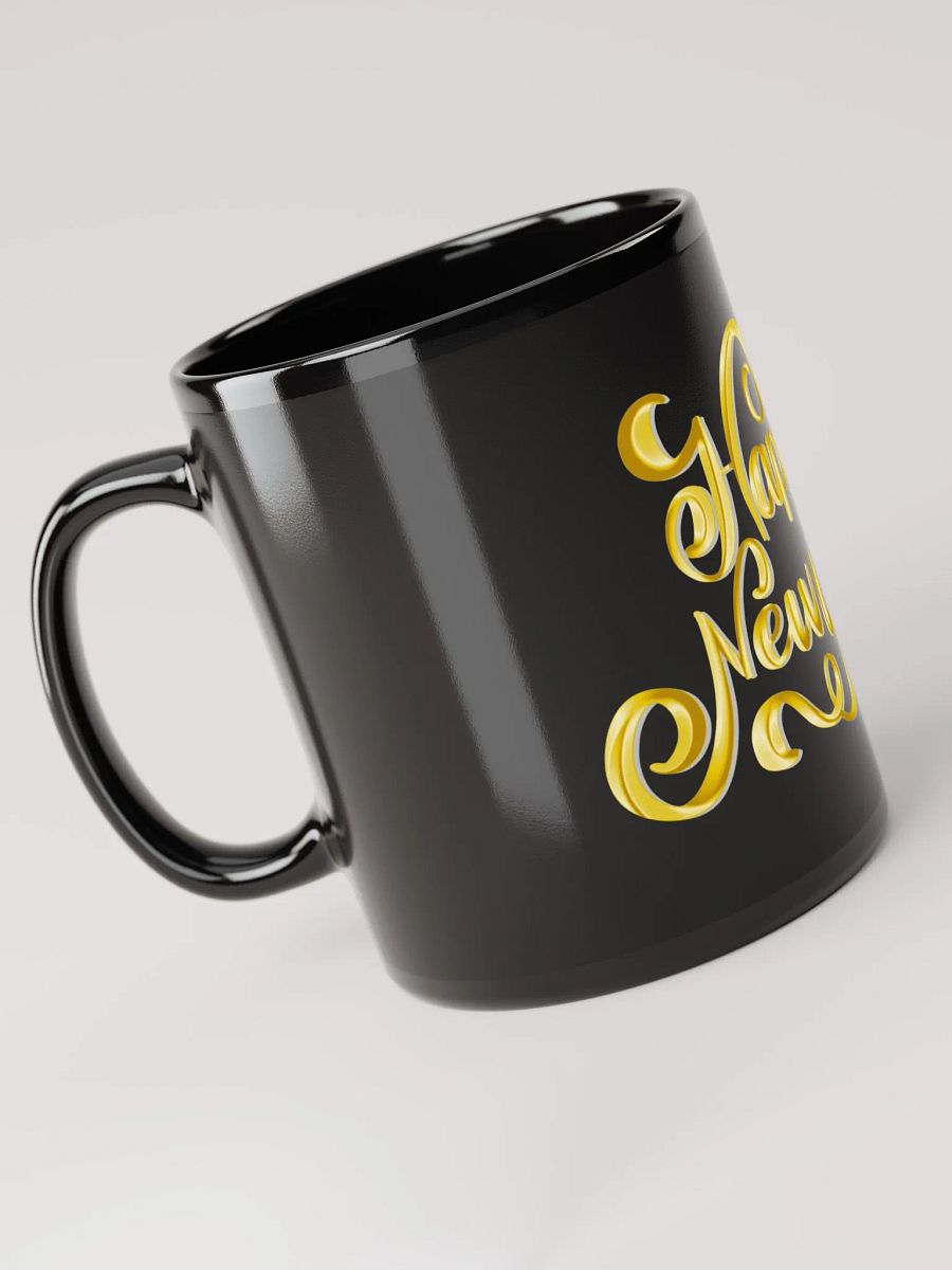 Black Glossy Mug - Happy new year product image (5)