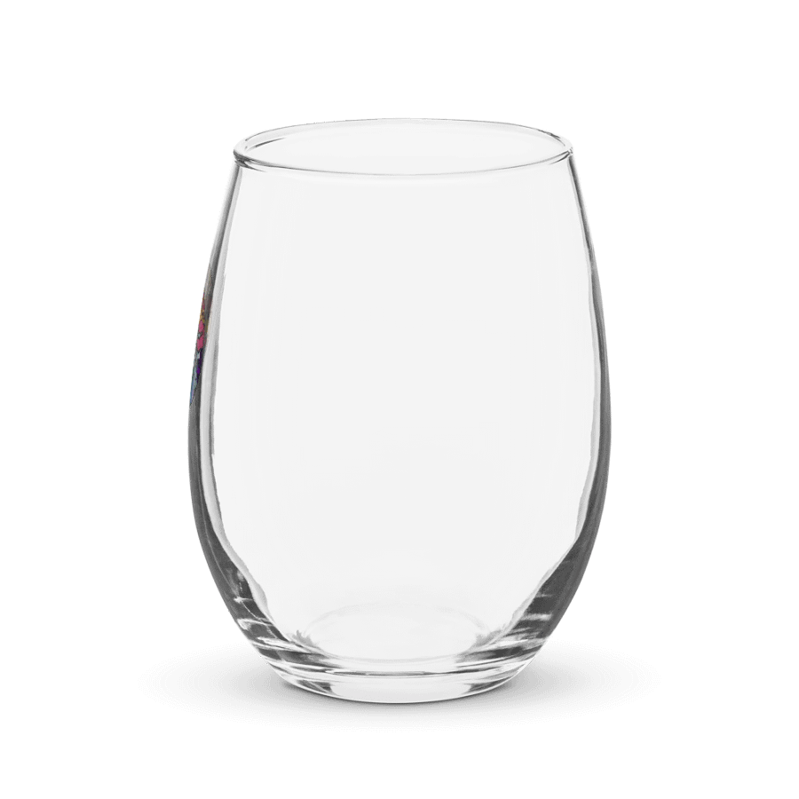 Vibrant Celebration Stemless Wine Glass - Wave at Sunset product image (3)