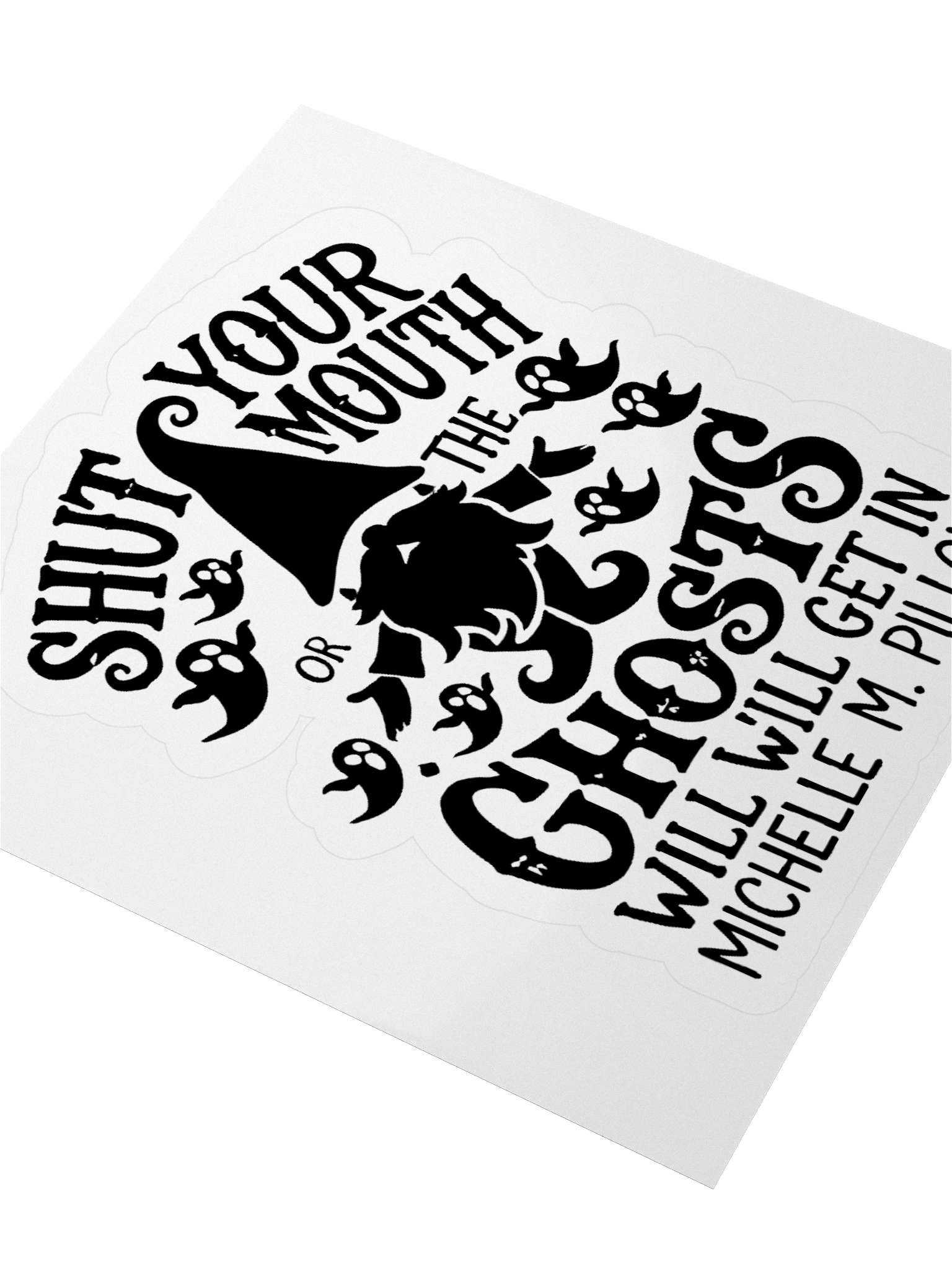 Shut Your Mouth Gnome Sticker product image (8)