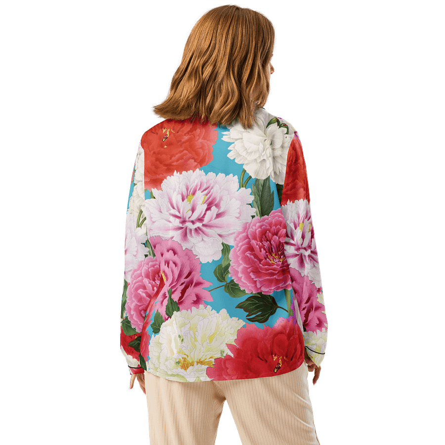Women's Silky Peony Dreams Button-Down Pajama Top product image (3)
