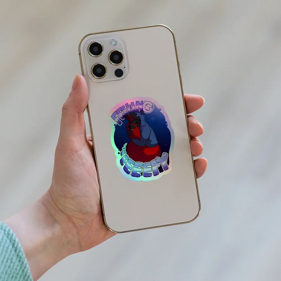 Feeling Eeeeeeeeepy Holographic Sticker product image (6)