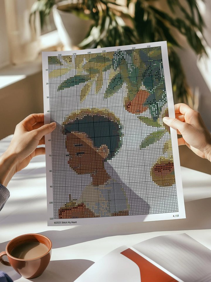 Apple Of My Eye Cross Stitch Pattern product image (2)