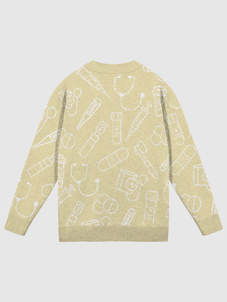 clinic cardigan (mellow yellow) product image (2)
