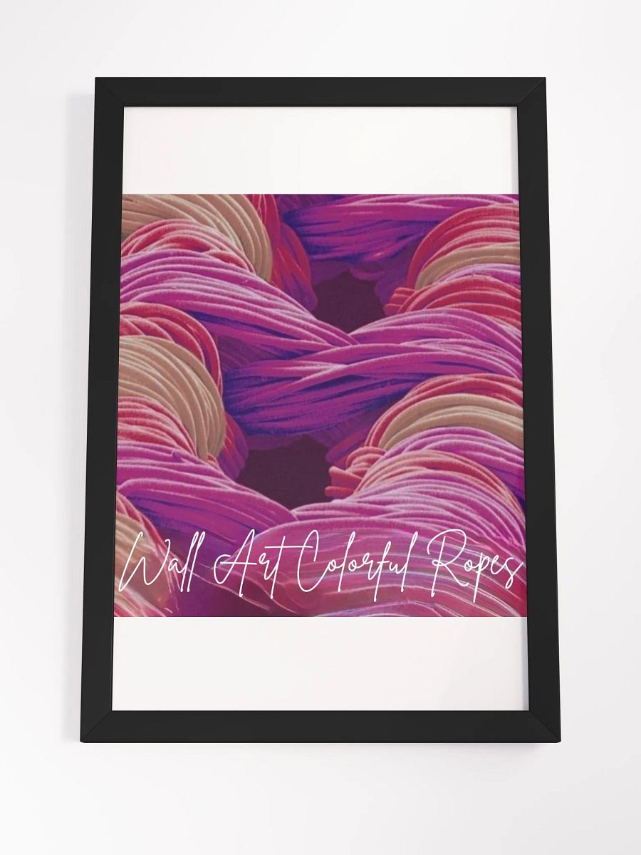 Colorful Ropes Framed High-Quality Matte Poster (in) product image (4)
