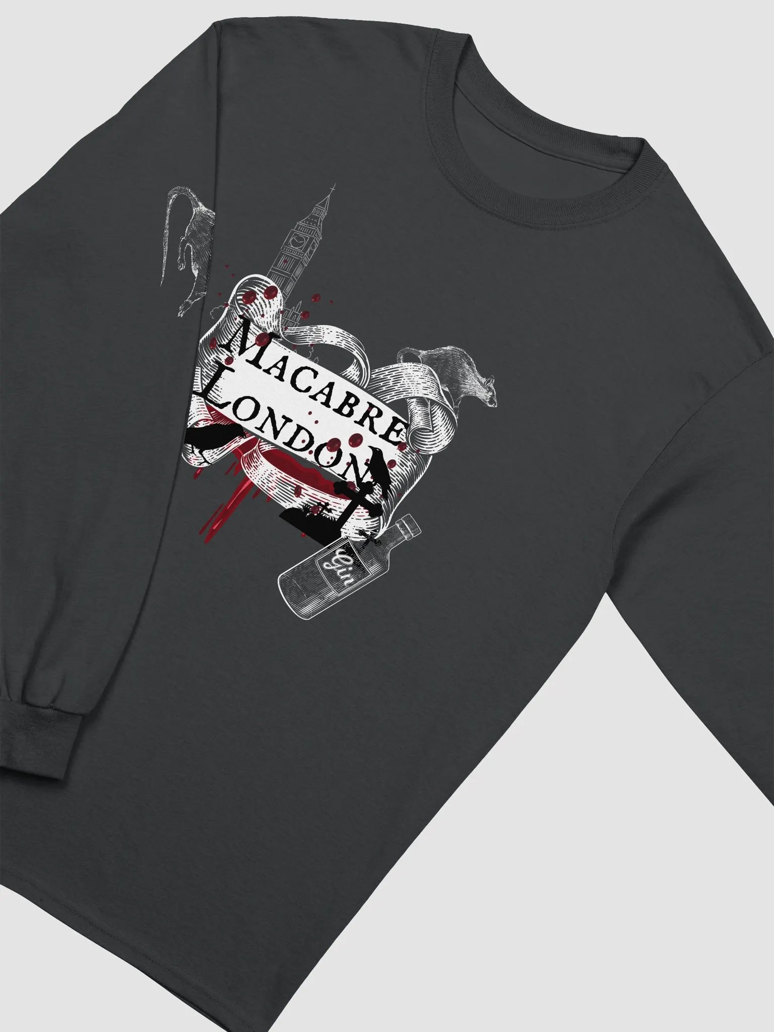 Noose & Rat Macabre London logo long sleeve product image (3)
