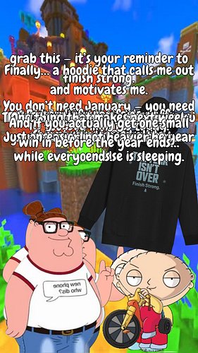 Most people slow down in December.
One tiny win right now puts you ahead of almost everyone.

🧊 THE YEAR ISN’T OVER — Finish ...