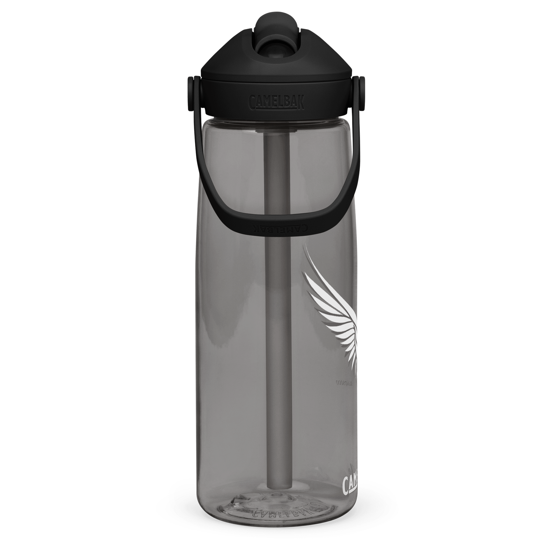 RichD5000 Wings (Small text, big logo) Flip top straw water bottle product image (4)