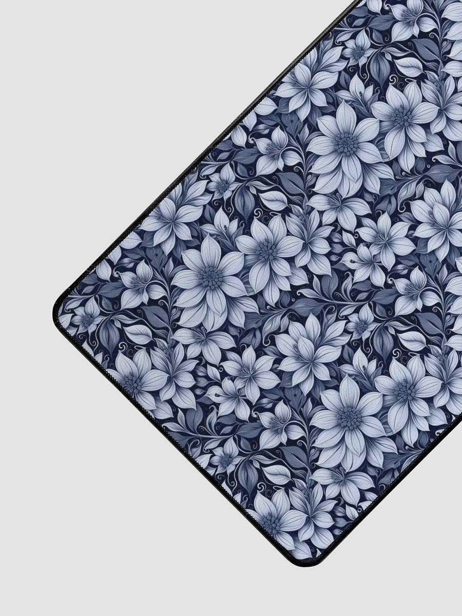 Indigo Flowers Desk Mat product image (3)