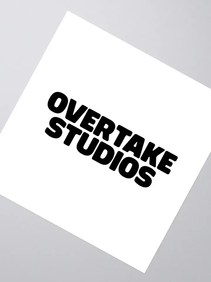 Logo Sticker (White) product image (2)