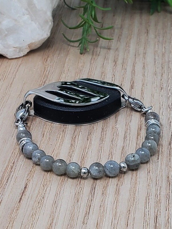 Protection Bracelet | Labradorite | Handmade Accessory for Bellabeat Leaf Urban & Ivy product image (1)