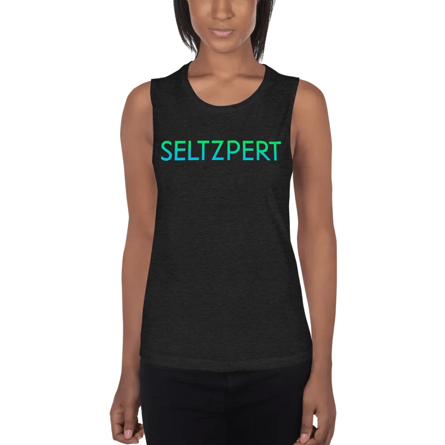 Seltzpert Women's Flowy Tank Top | Blue Lagoon product image (5)