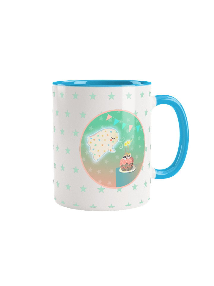 Pastel Little Ghost Birthday Cake - Ceramic Mug product image (6)