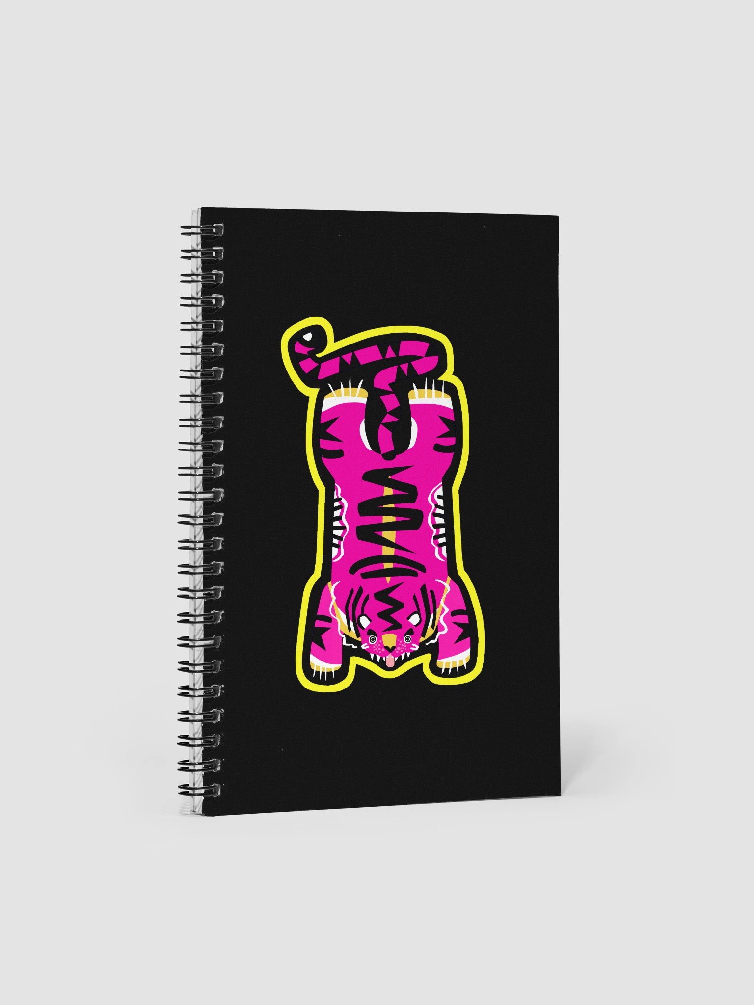 Pink and Yellow - Dark Tiger Notebook product image (1)
