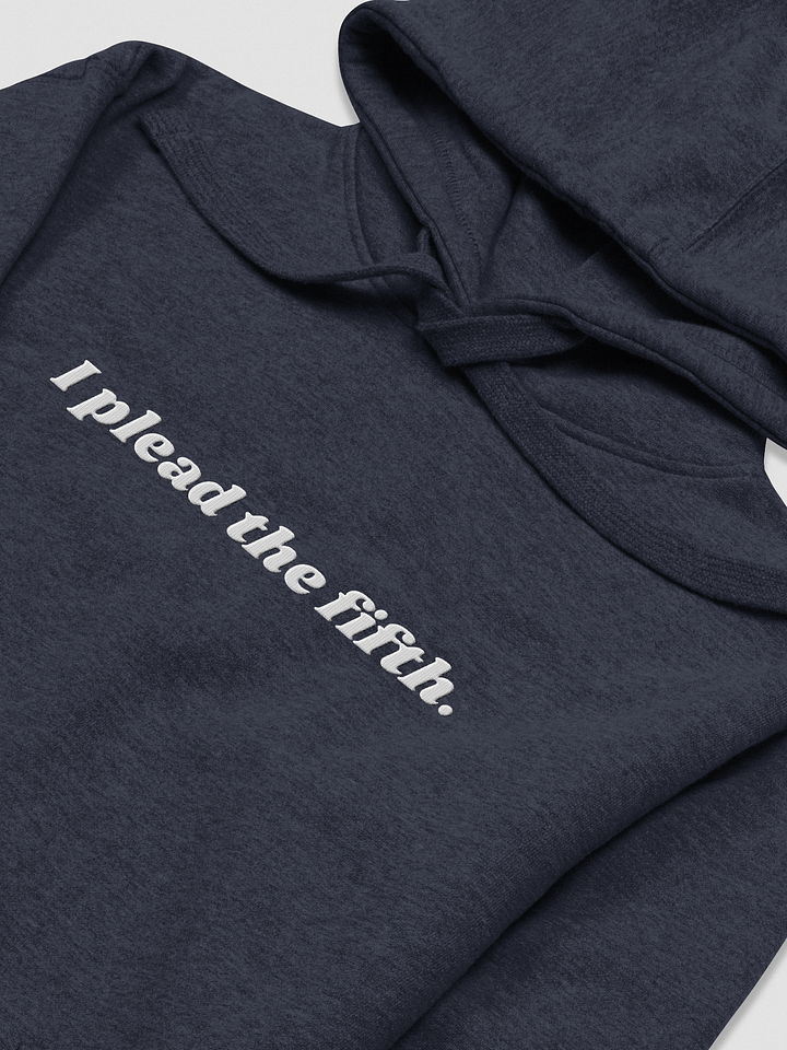 Embroidered "I Plead the Fifth" - Matching Set Hoodie product image (2)