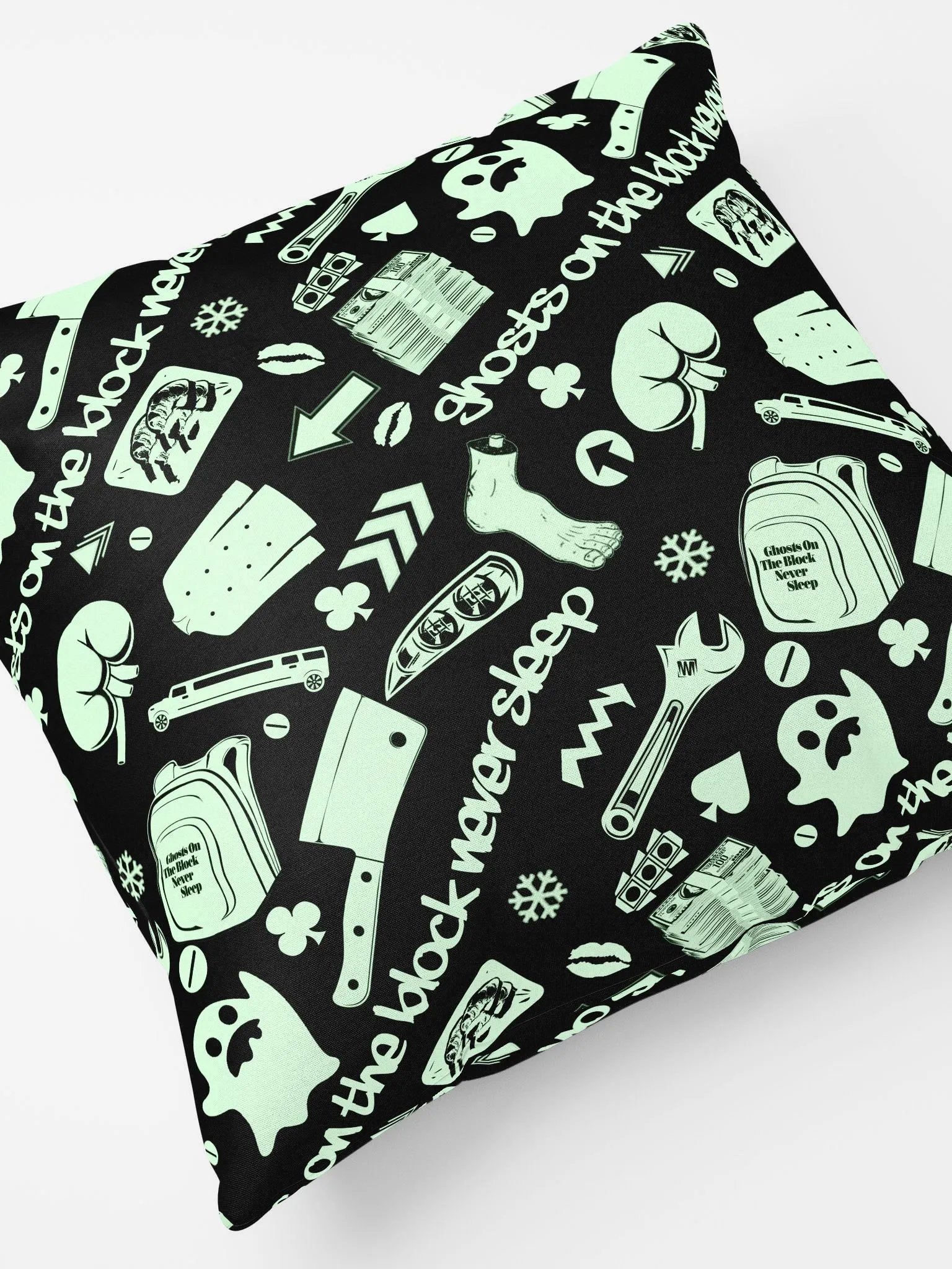 A8M - Ghosts On The Block Never Sleep Shorty Pillow (Creamy April) product image (4)