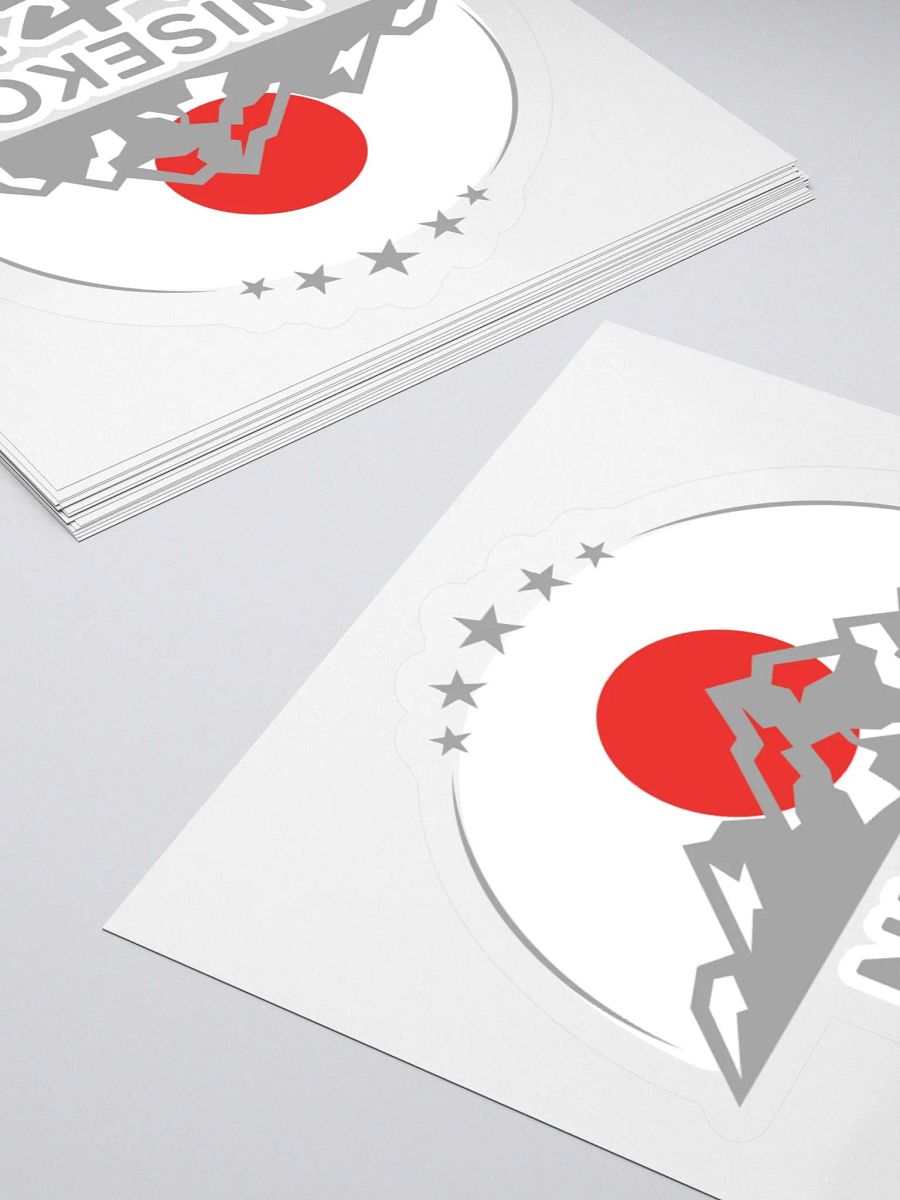 Niseko Ski Resort Travel Sticker for Suitcases, Five Star Mountain Gray product image (4)
