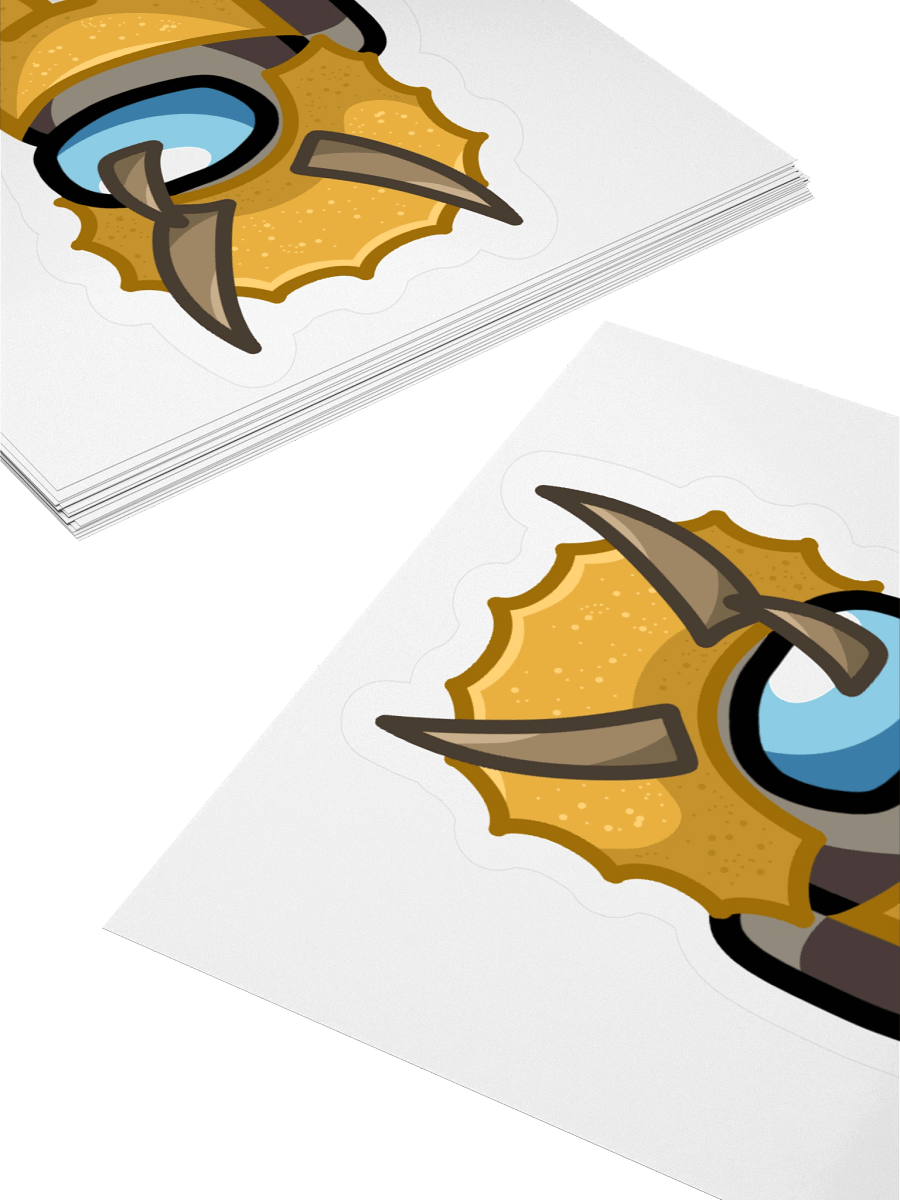 Triceratops Bean Body Sticker product image (11)