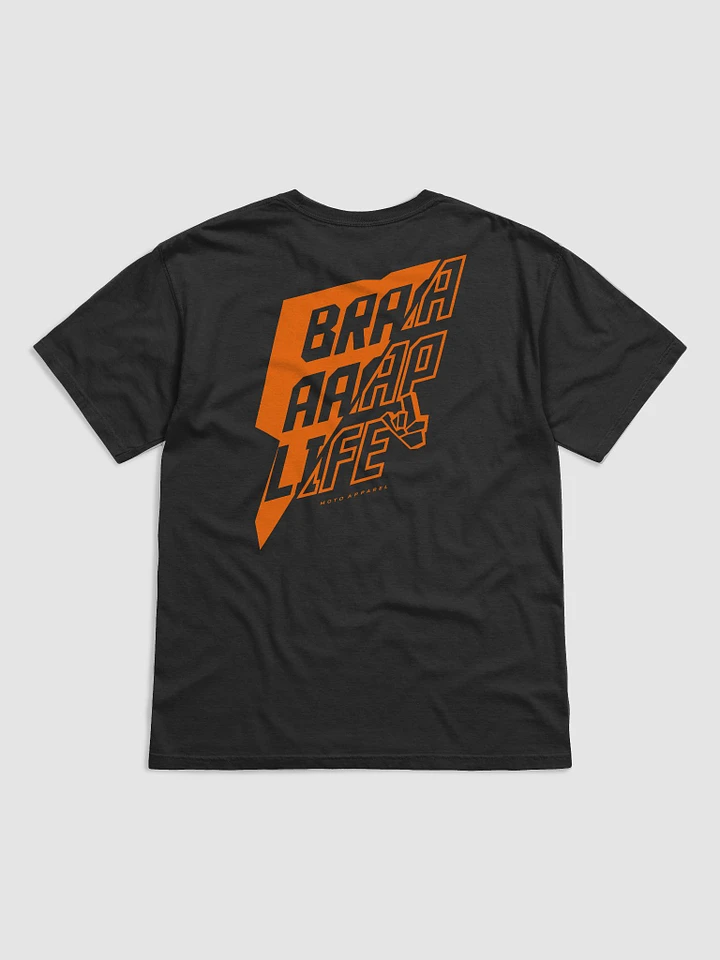 BRAAP Black and Orange T-shirt product image (1)