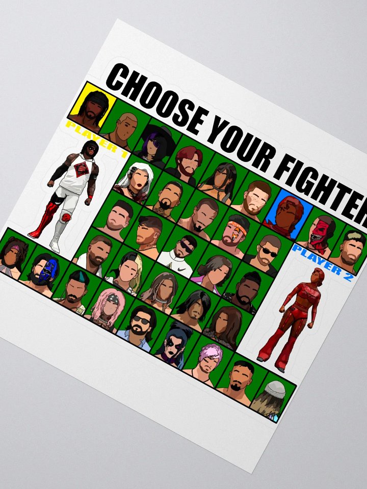 PEPW Choose Your Fighter Judah x Skaar Sticker product image (2)