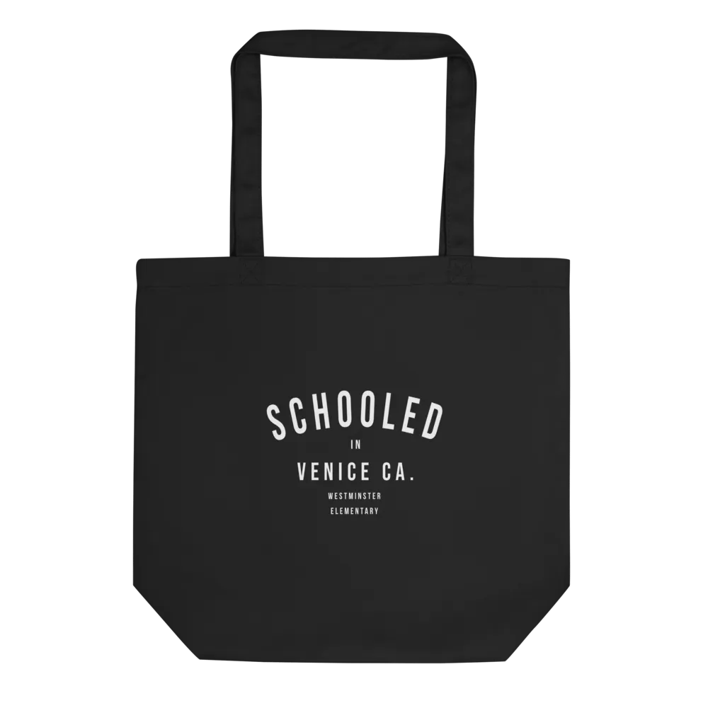 Eco-friendly 'Schooled in Venice' tote bag product image (1)