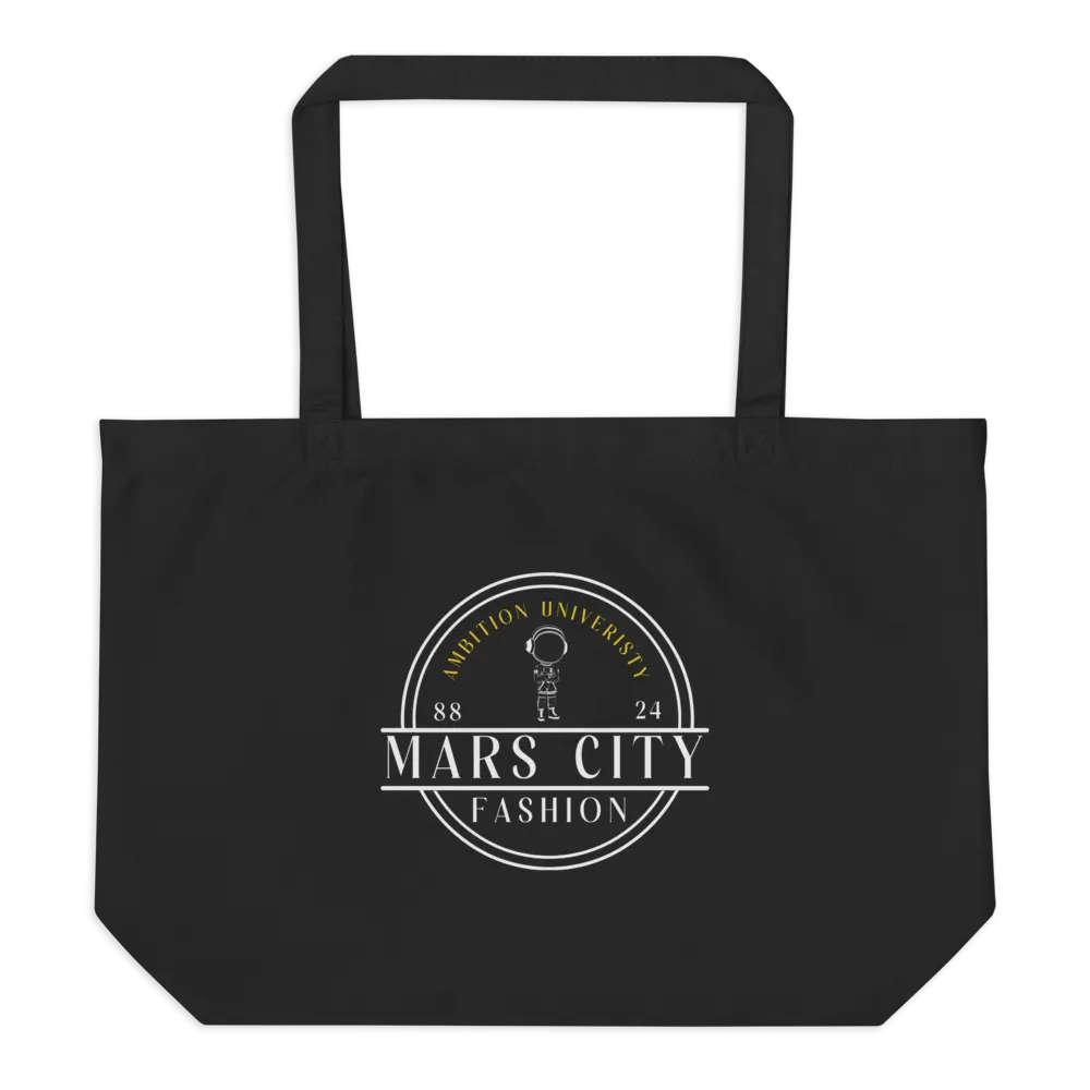 MARS CITY FASHION BLACK TOTE BAG product image (2)