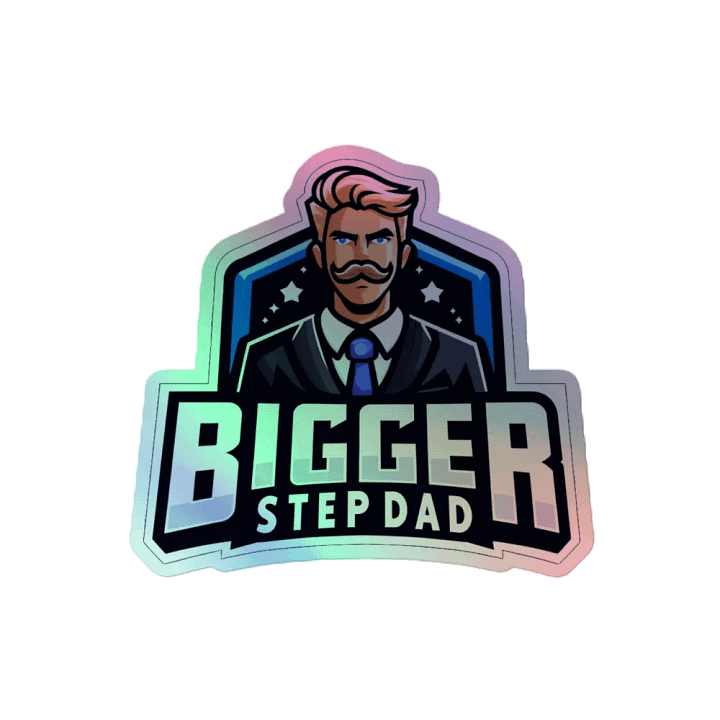 Galactic Step Dad Holographic Sticker Set product image (2)