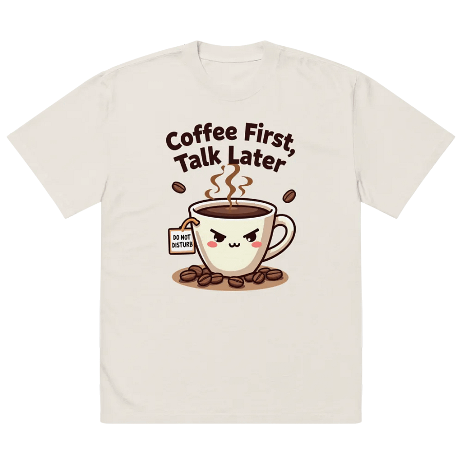 Caffeine Spirit Oversized Tee product image (14)
