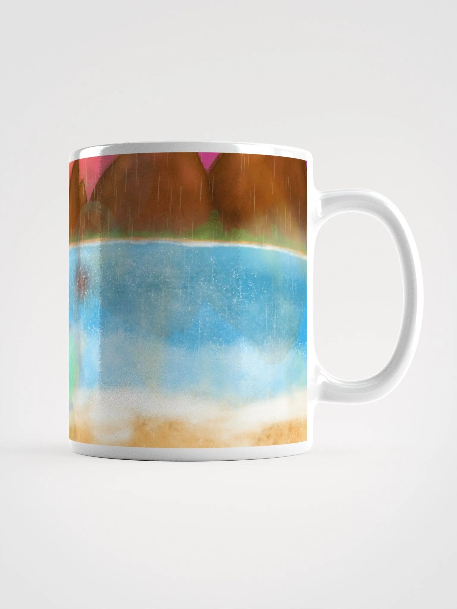 Rainy Beach Mug product image (2)