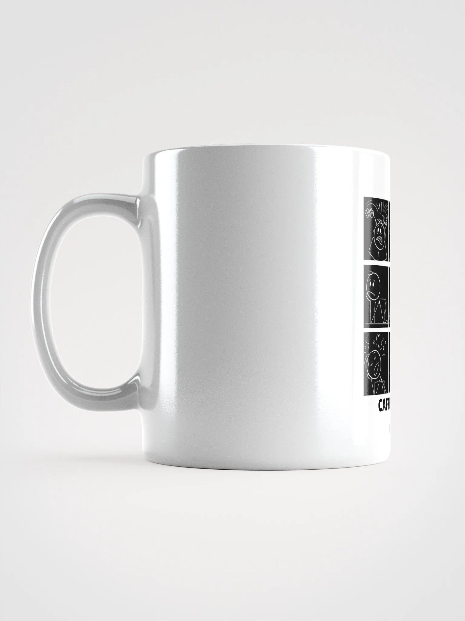 CAFFEINE BEFORE CHAOS- Glossy Coffee Mug product image (6)