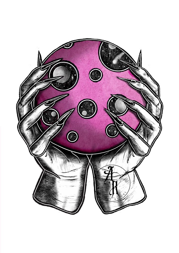 Witchy Orb A5 Fine Art Print product image (2)