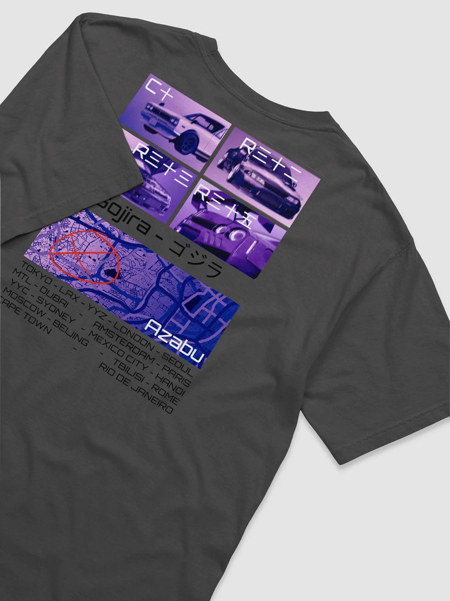 Gojira-Birthplace, List of Cities (Black) Shirt product image (3)