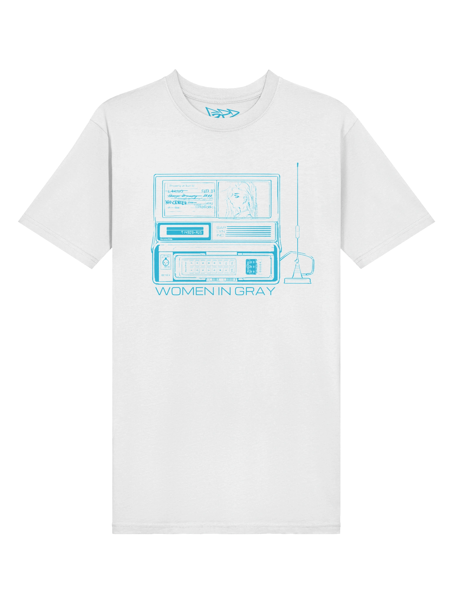 Women in Gray - Mobile Phone T-Shirt (blue) product image (17)