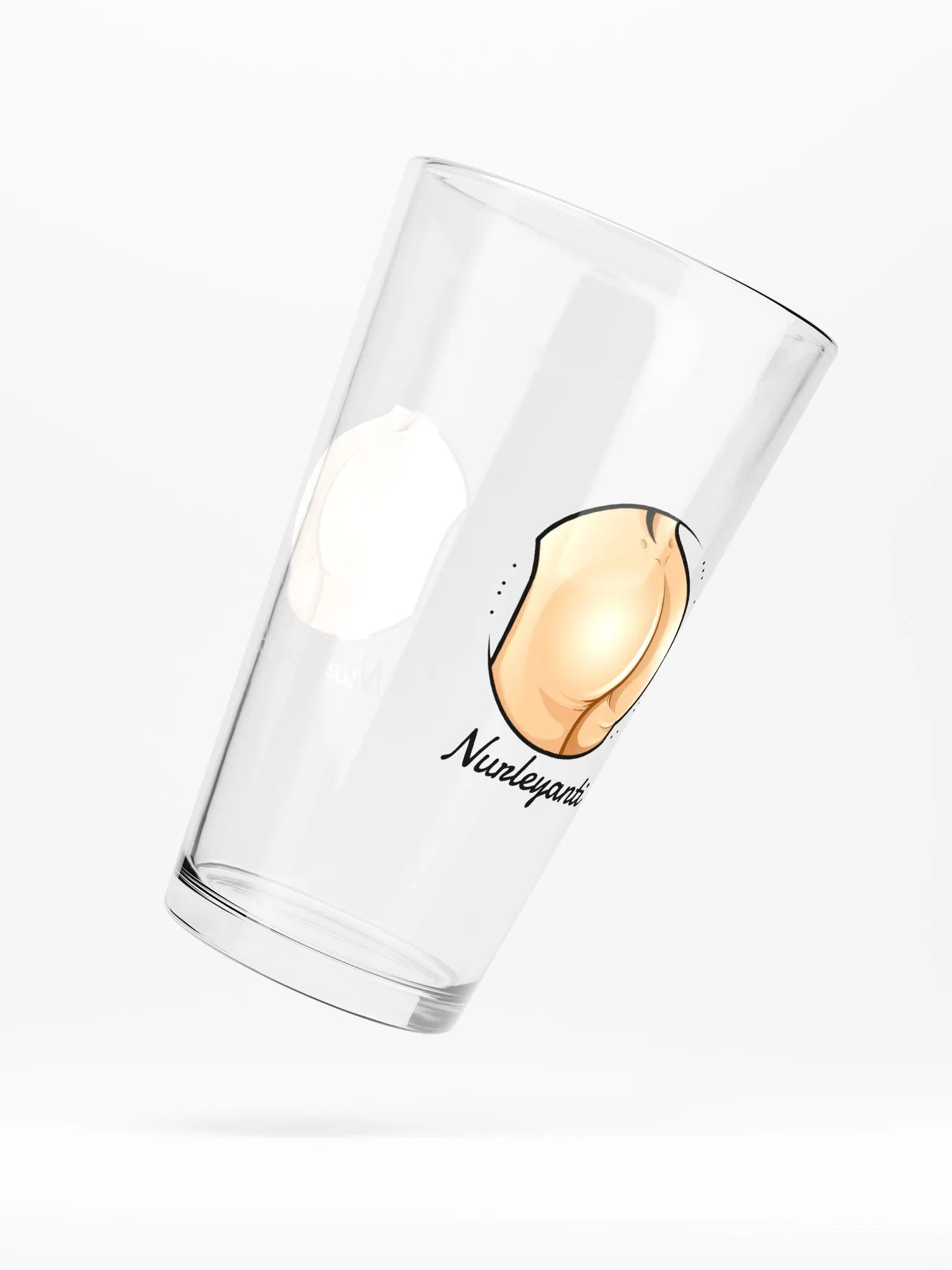 Booty shaker pint glass product image (3)
