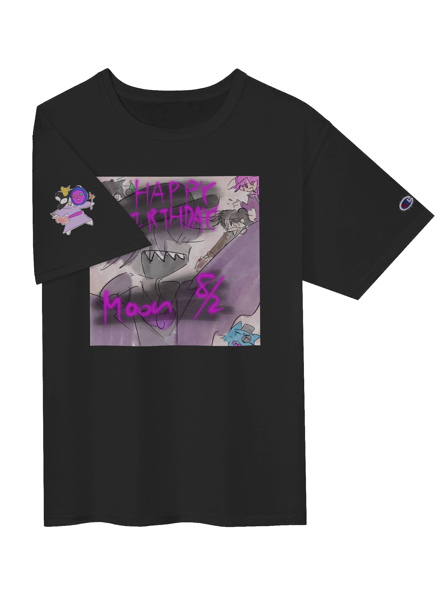 Happy birthday Moon!! T-shirt 2025 product image (3)