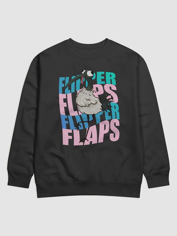 FlipperFlaps Sweatshirt with Bin Chicken (Teal & Pink) product image (1)