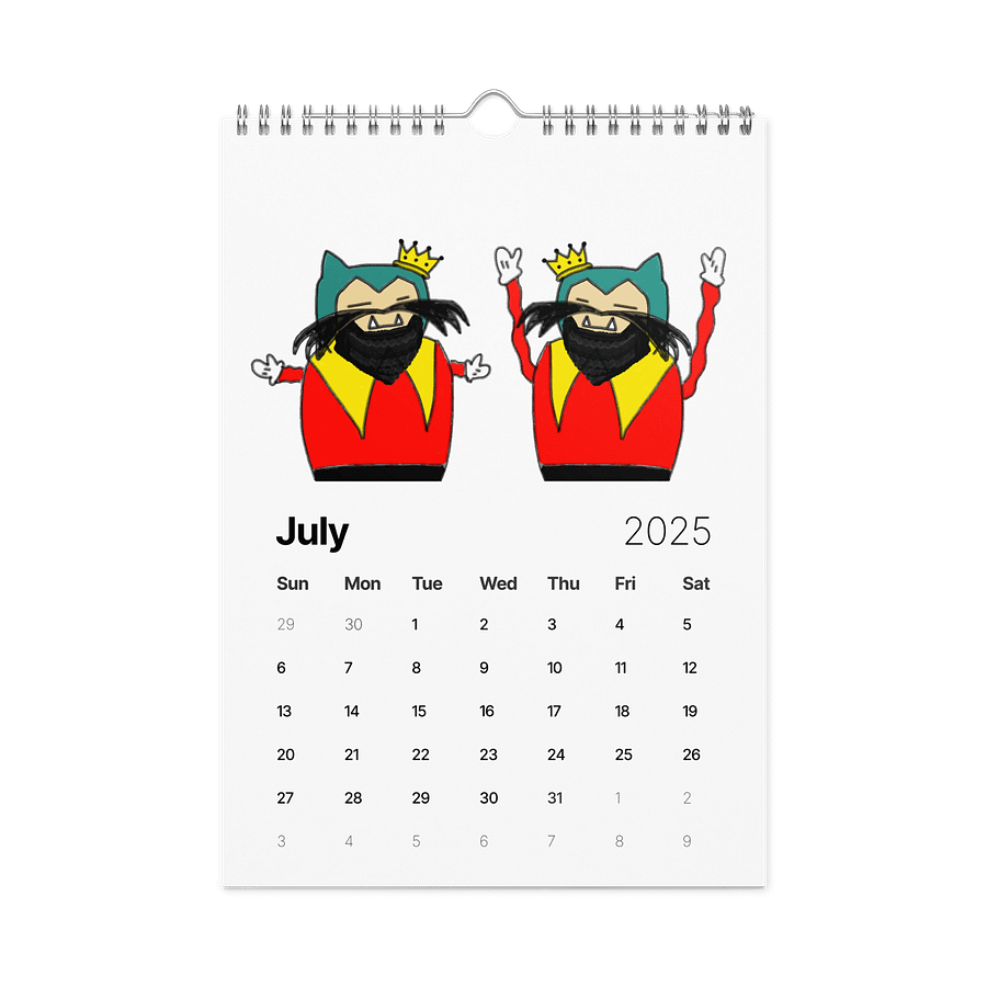 King Through The Ages Wall Calendar 2025 product image (7)