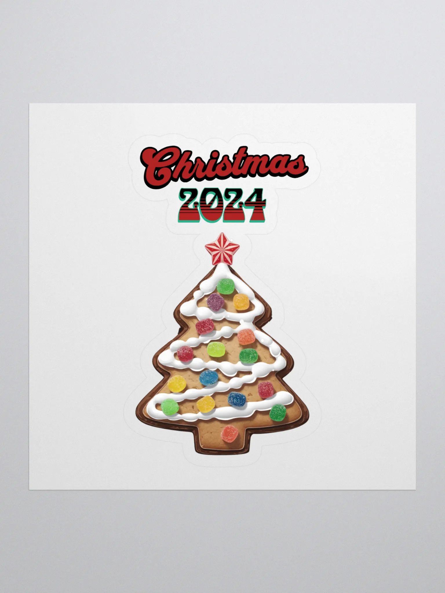 Cookie and Candy Christmas Tree Sticker product image (1)