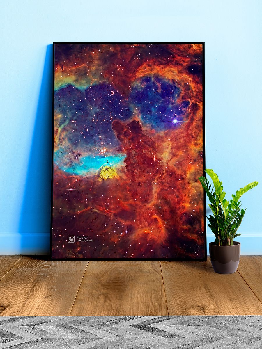 Lobster Nebula, NGC 6357, NASA Hubble Space Telescope — Hi-Res Space poster, science poster, space photo product image (32)