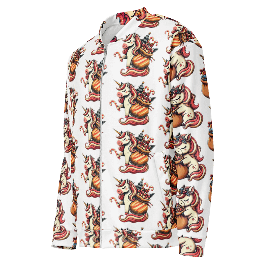 Vibrant Fox Tales All-Over Print Bomber Jacket product image (7)