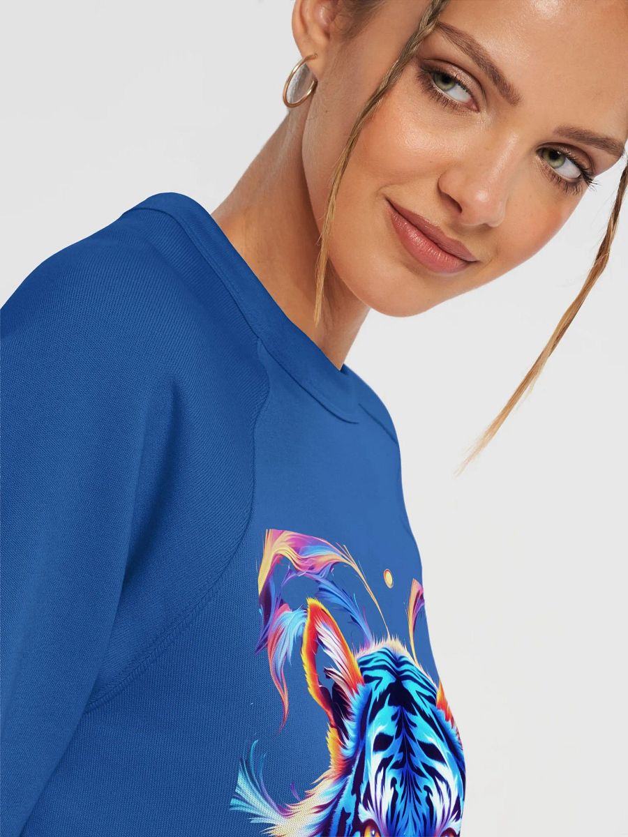 Psychedelic Tiger Unisex Sweatshirt Bella+Canvas (Adult Unisex) product image (34)