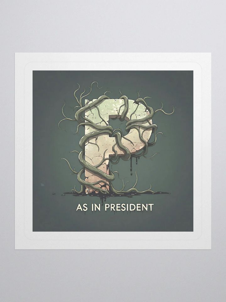 P as in president stickers product image (1)