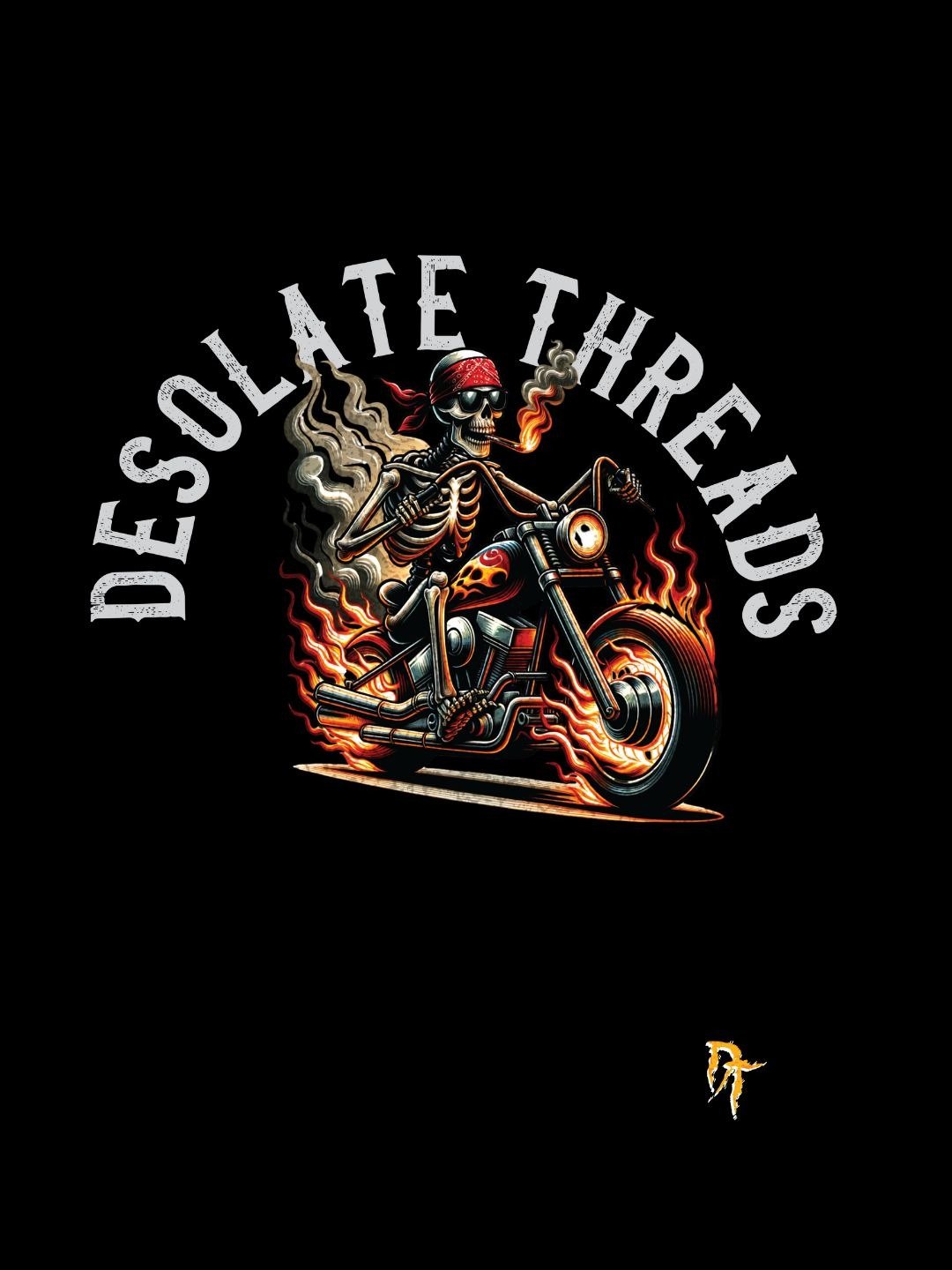 Hell on Wheels Dyed Cotton Tee product image (2)