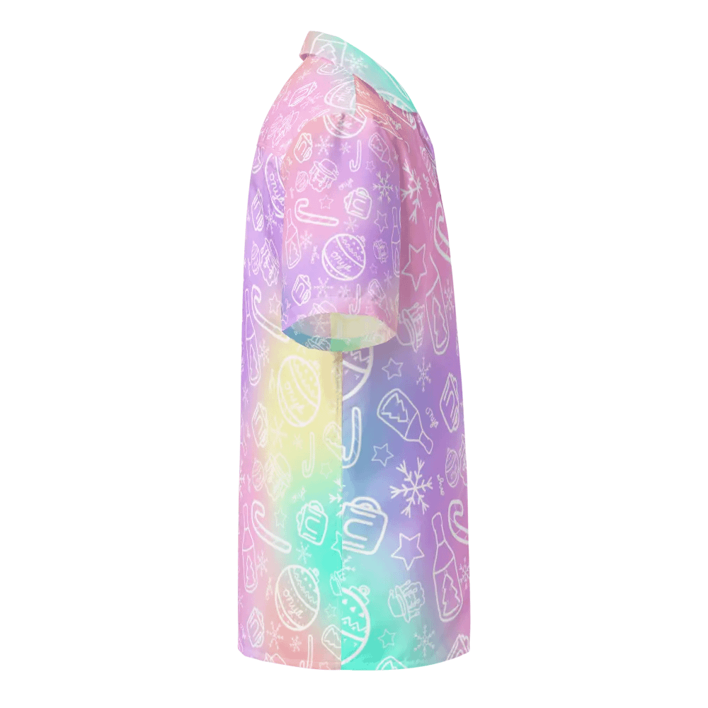 Limited Edition Christmas Tie Die Button Up Shirt product image (5)