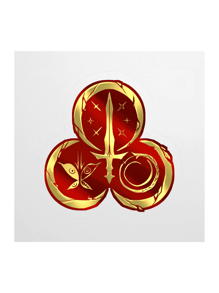 Thrice-Marked Sword Sticker product image (1)
