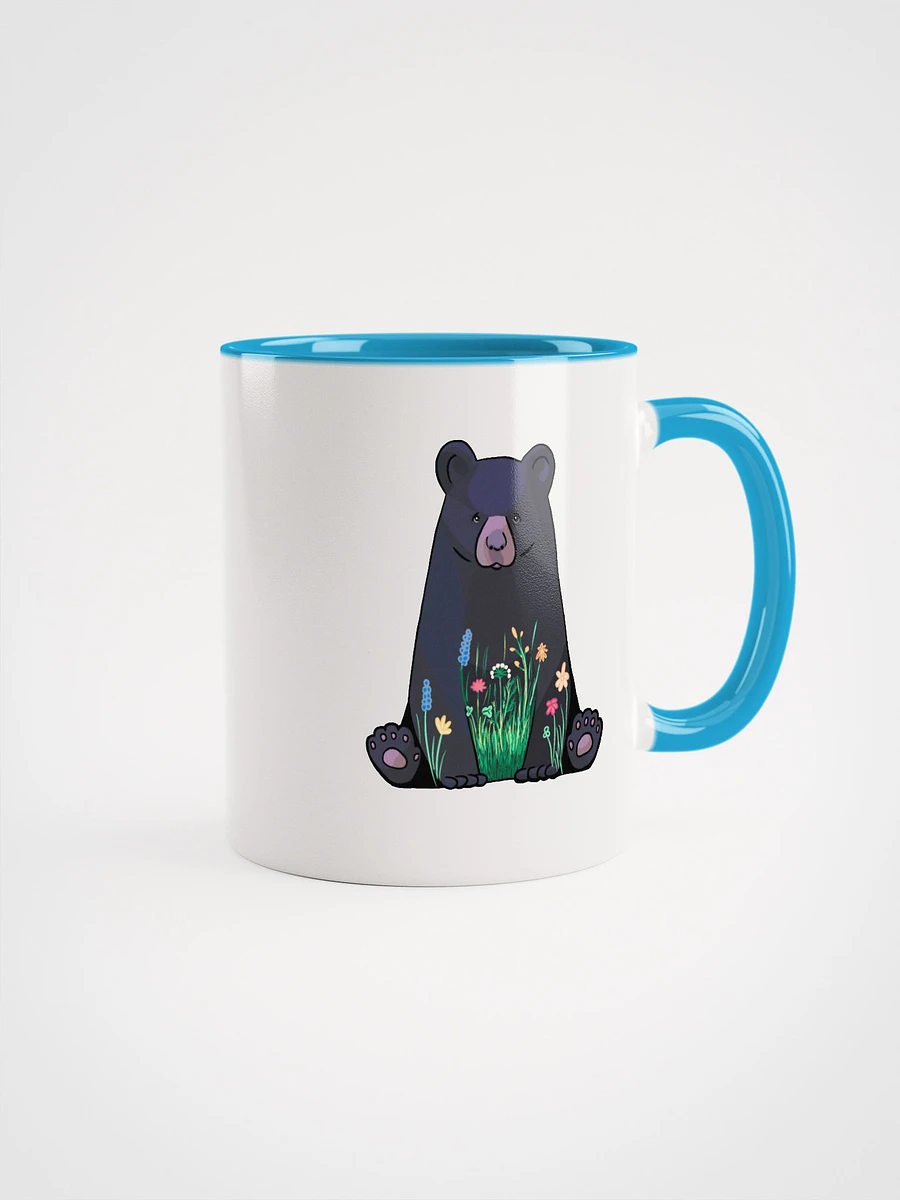 Bear in Meadow Ceramic Mug with Color Inside product image (3)