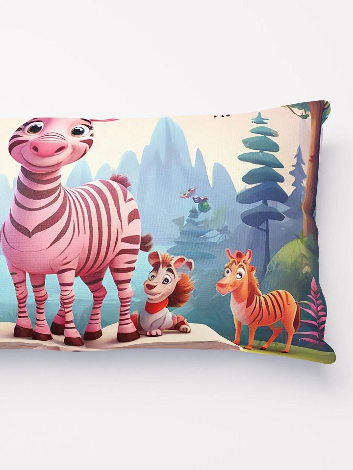 pink zebra with flower and book product image (4)