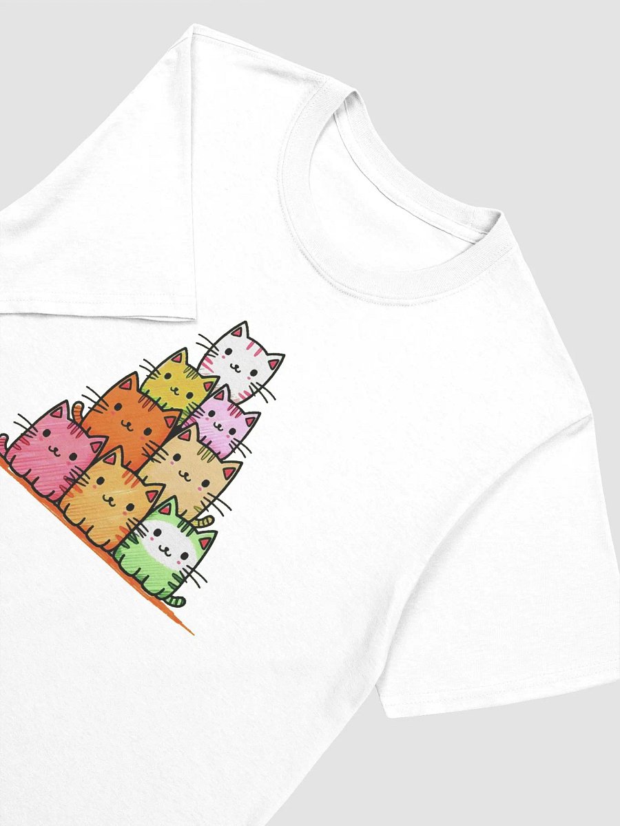 Cute Cats Pyramid Unisex T-Shirt product image (3)