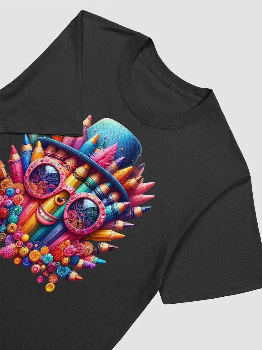 Whimsical Art Supplies Character T-Shirt product image (15)