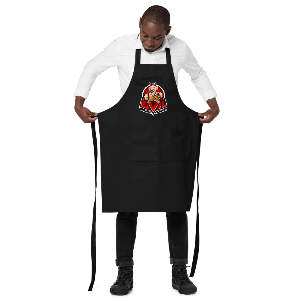 Evil Hairless Monkey Apron product image (2)